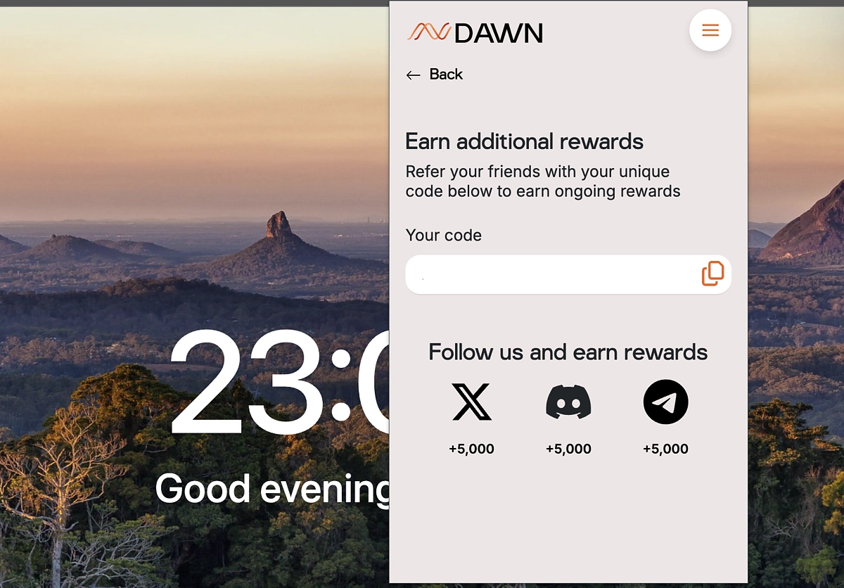 DAWN Internet proof of backhaul