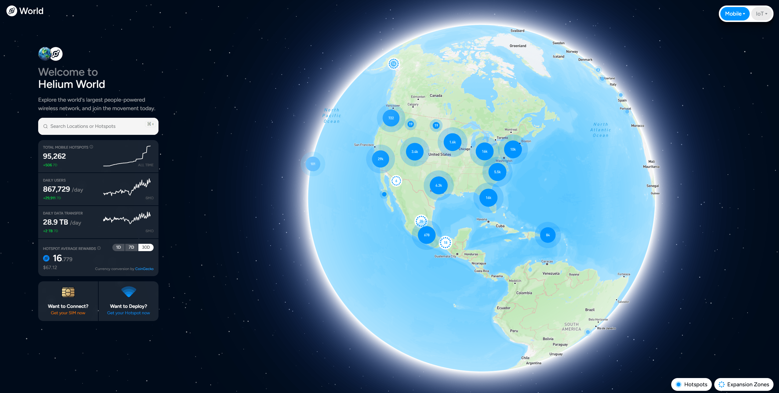 Helium Mobile Solana IoT 5G hotspot 2025