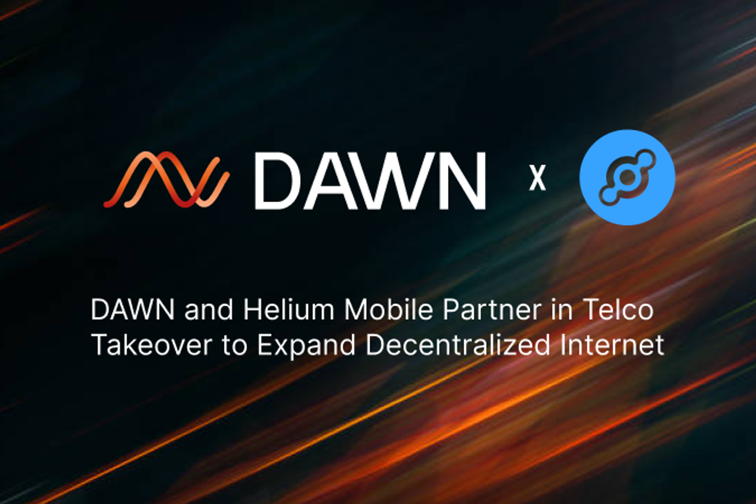 DAWN and Helium Network partnership