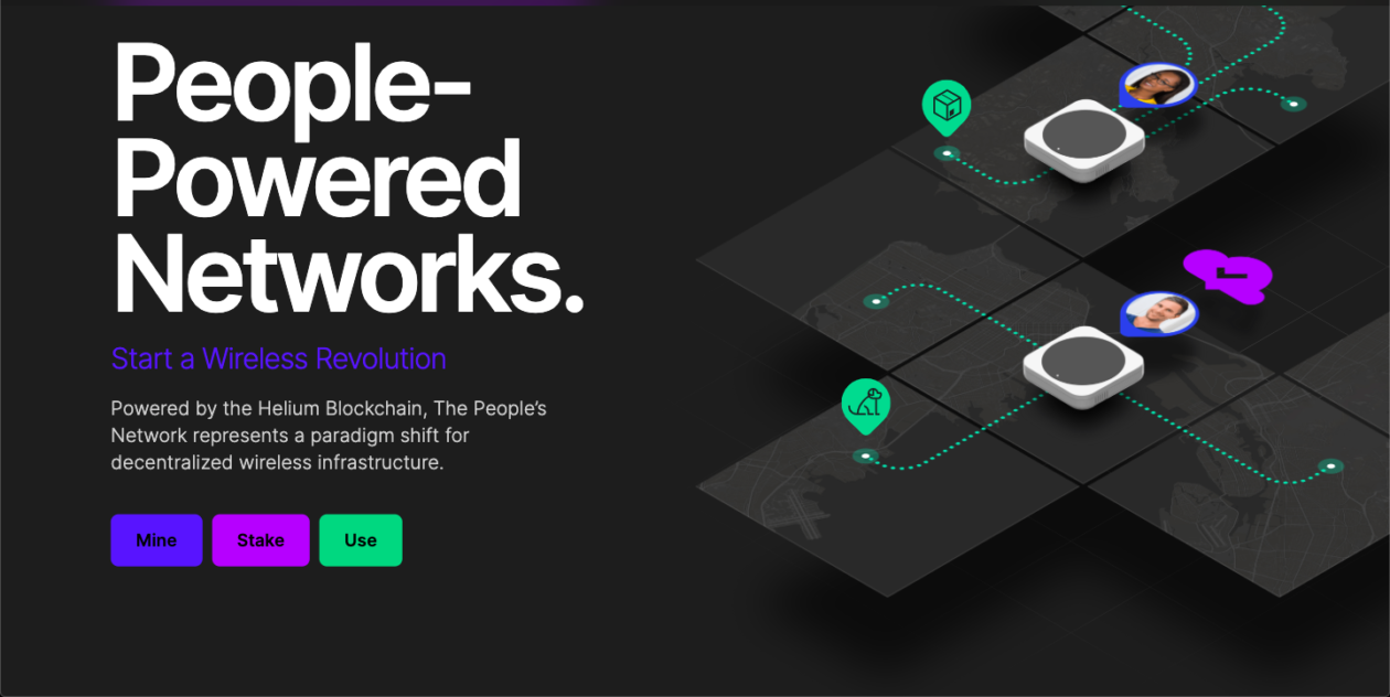 Helium Network decentralized wireless hotspots