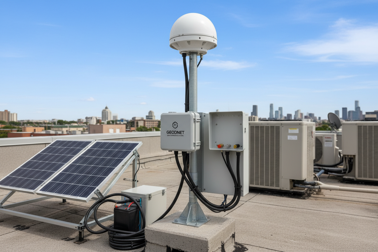 GEODNET GNSS reference station